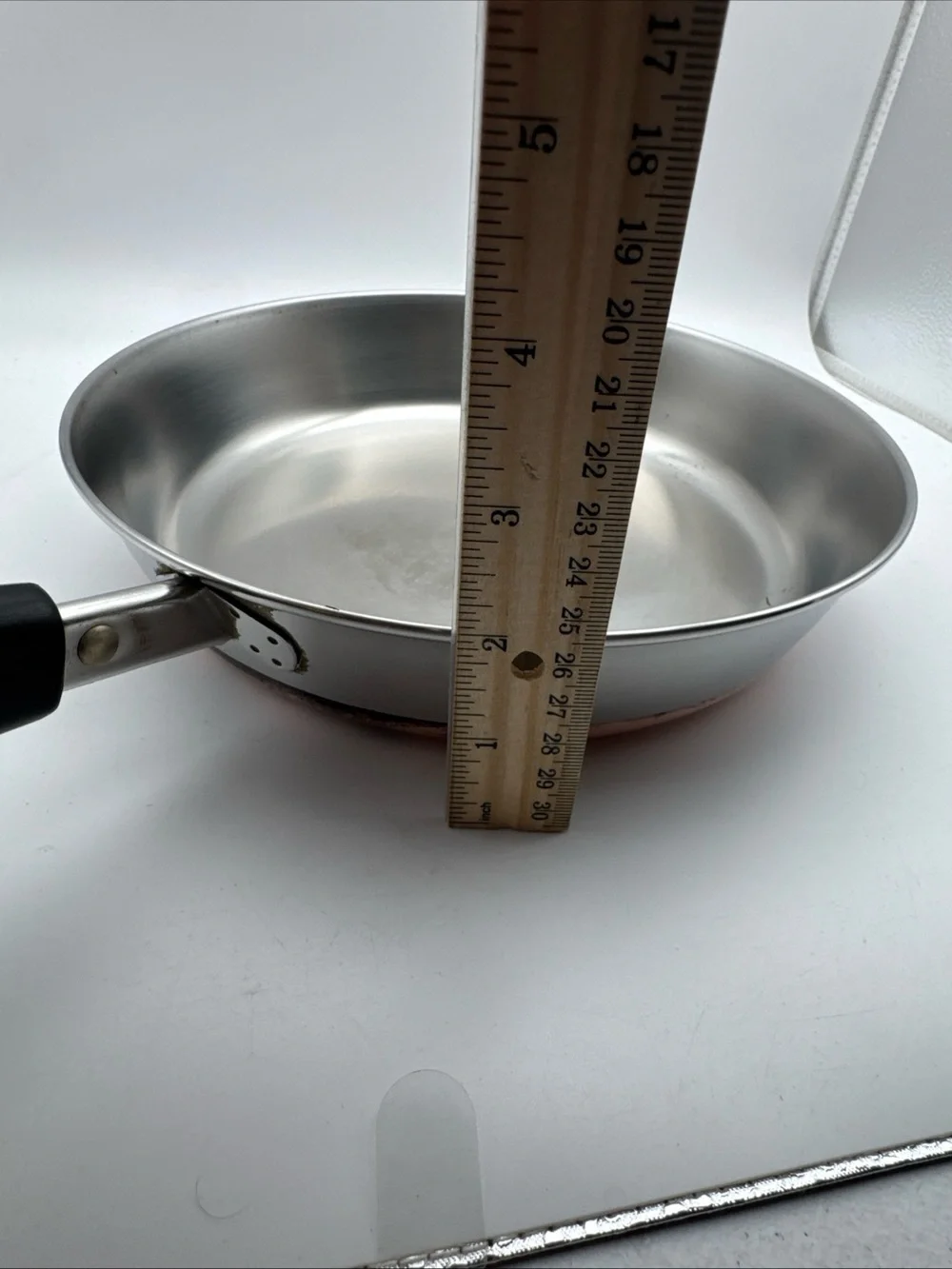 Vintage Revere Ware 9” & 10” Skillet Copper Bottom Clinton USA 9” w/ Lid